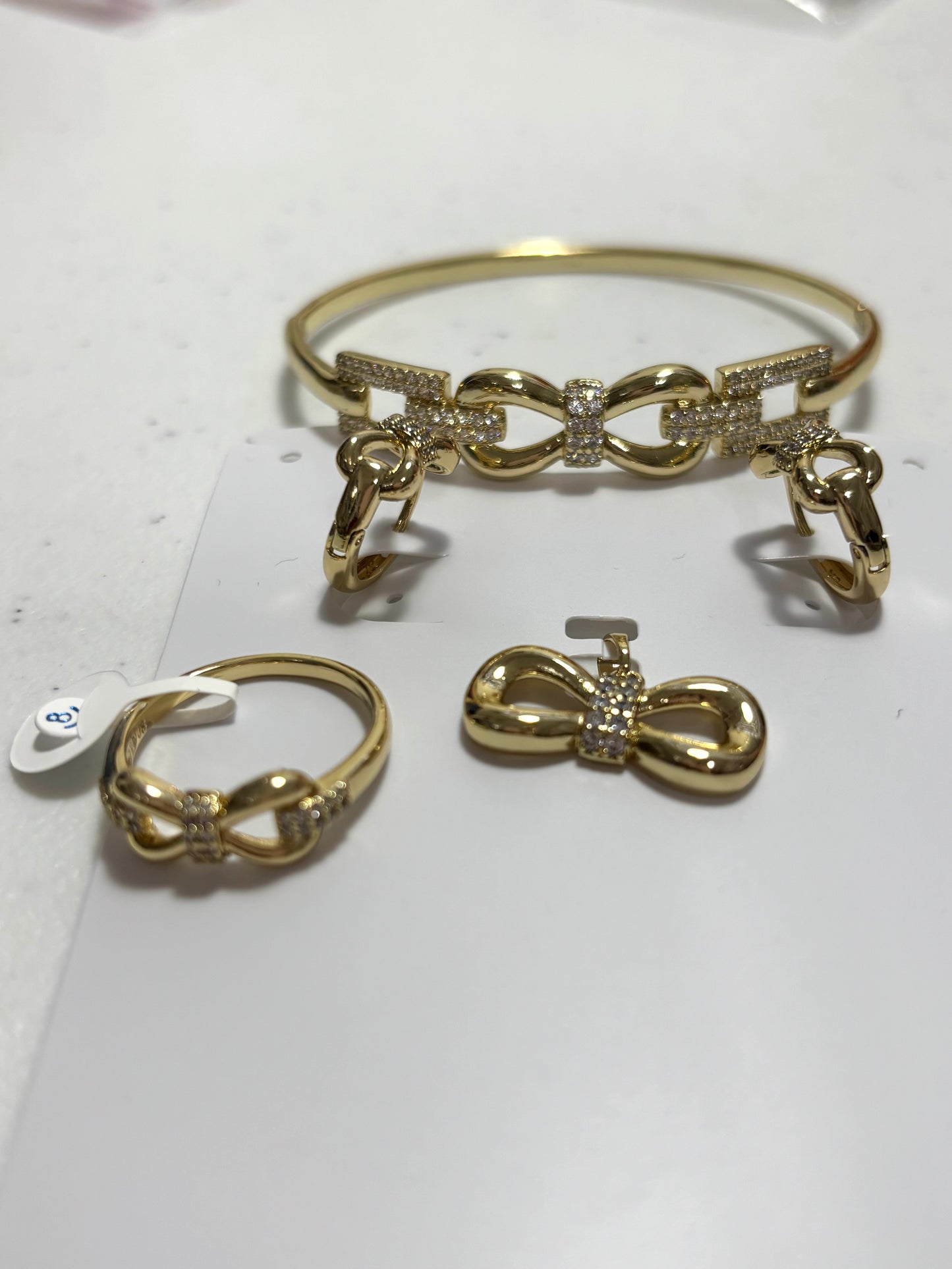 Set corbatin circonia