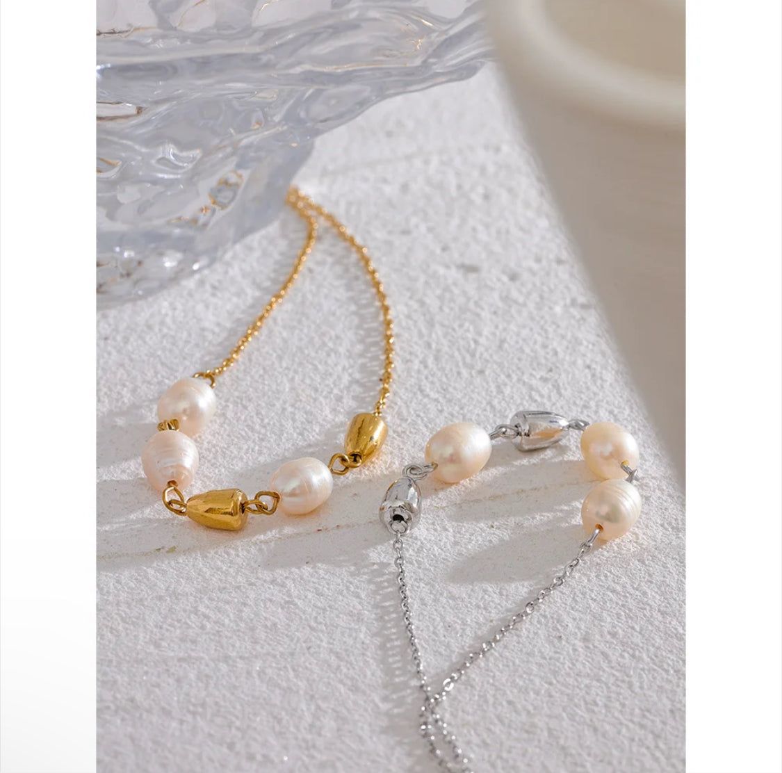 Collar Perlas de Agua