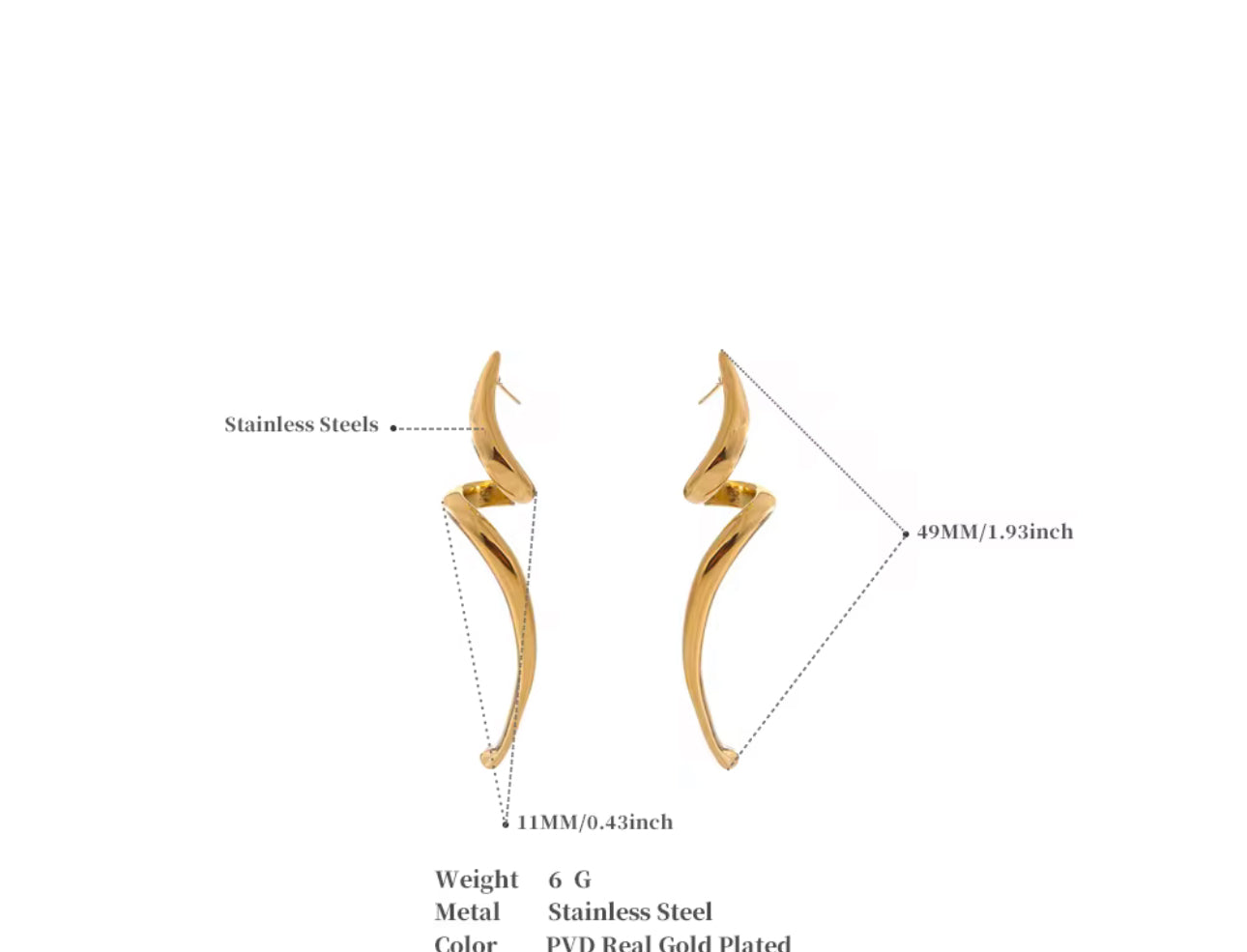Aretes Esencia Escultural