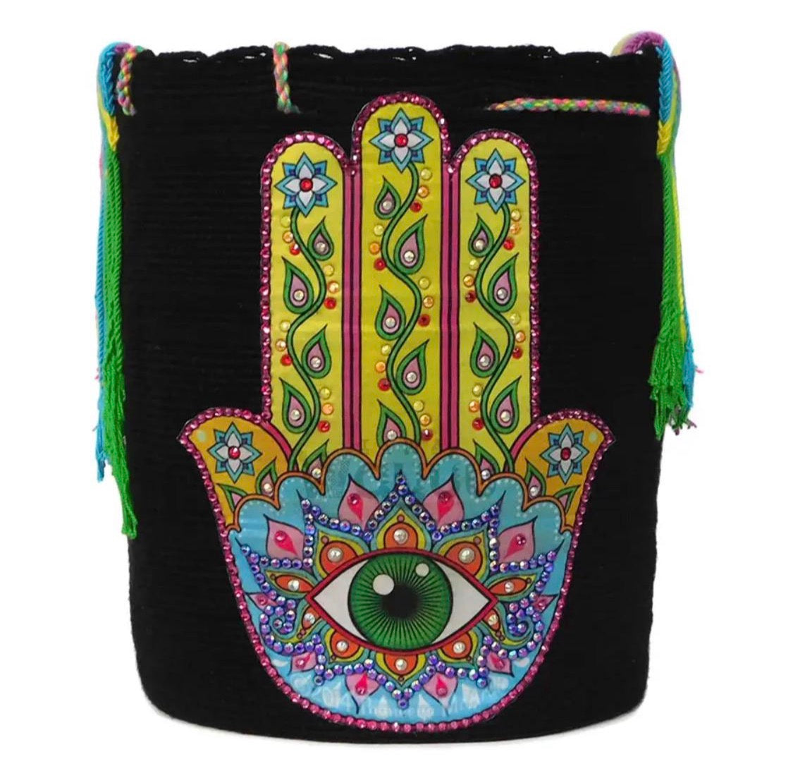 Mochila Wayuu Hamsa Mystic 🪬