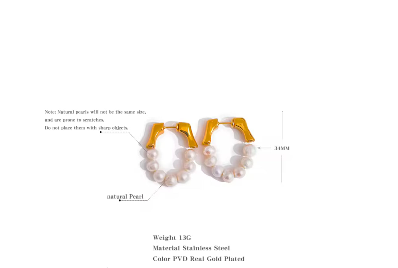 Pendientes Perlas