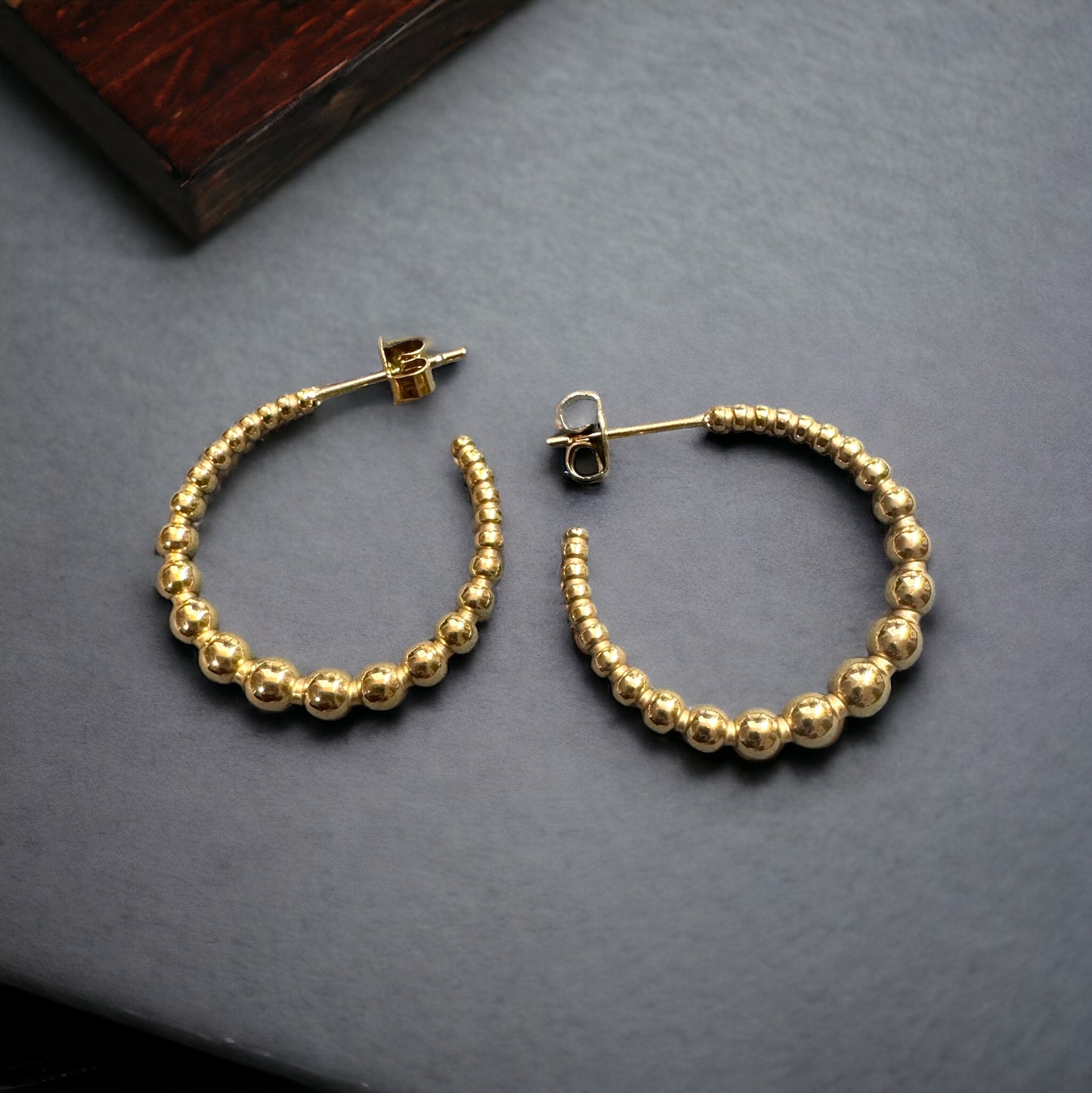 Aretes tipo argolla -balines