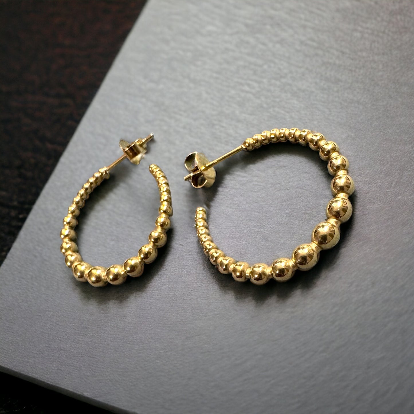 Aretes tipo argolla -balines