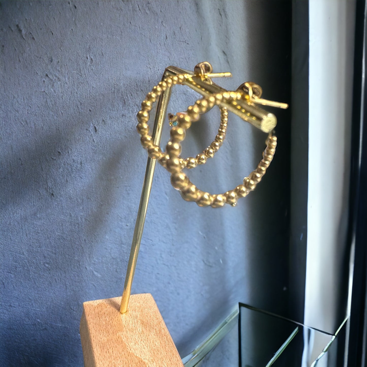 Aretes tipo argolla -balines