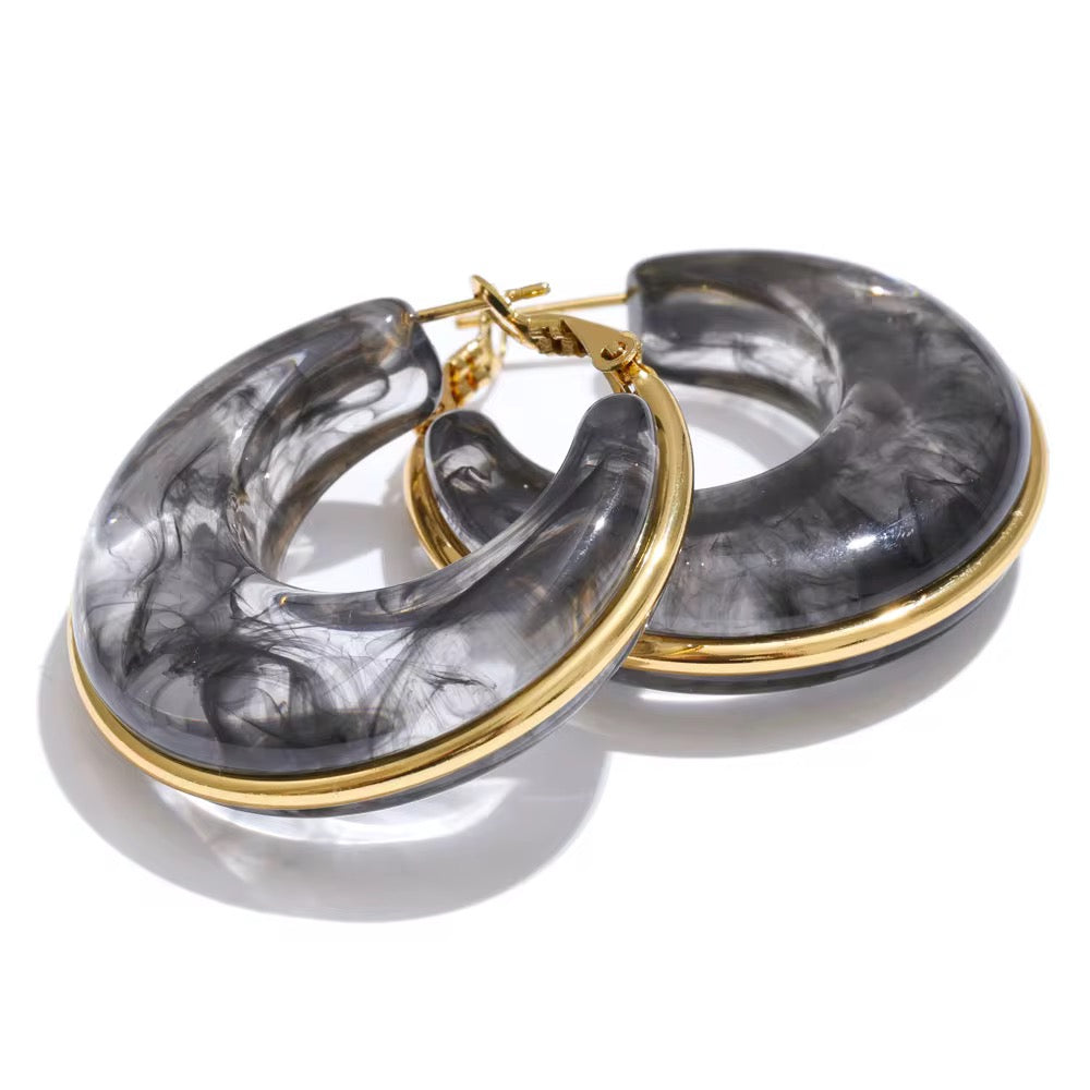 Aretes Aura Mármol
