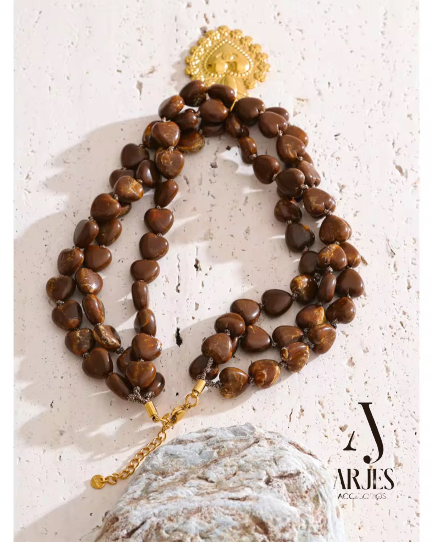 Collar Corazon de Tierra