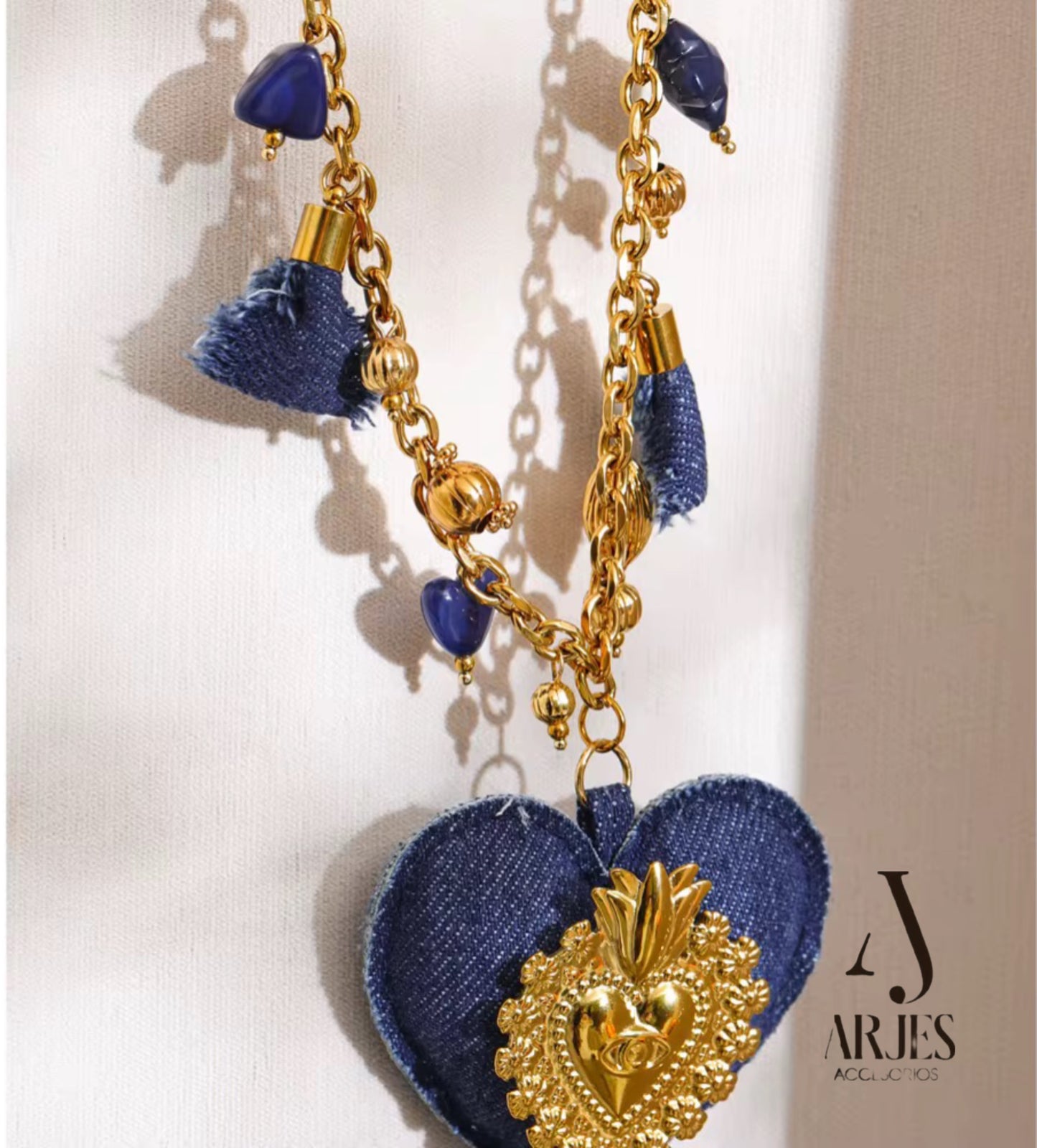 Corazón Denim Real 💙✨