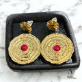 Aretes Solaris Ruby