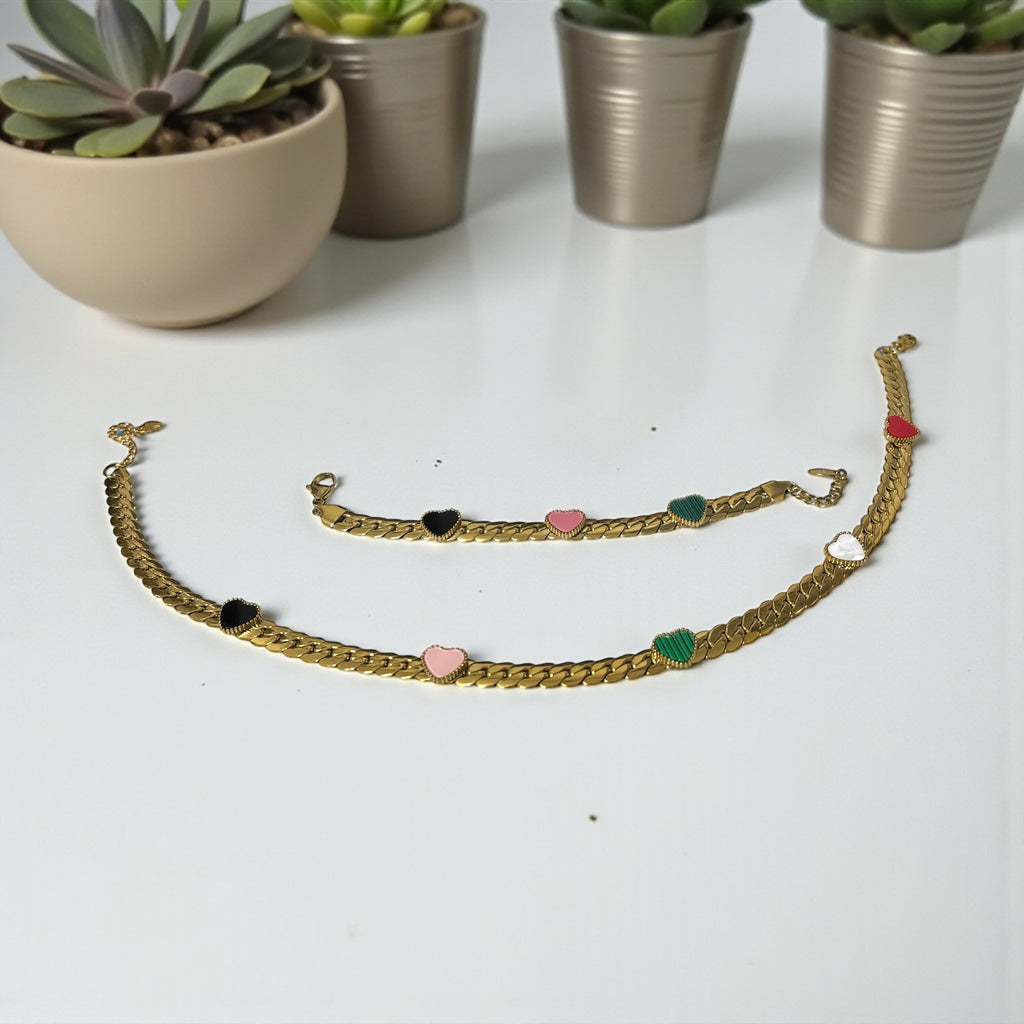 Set Corazones Milano
