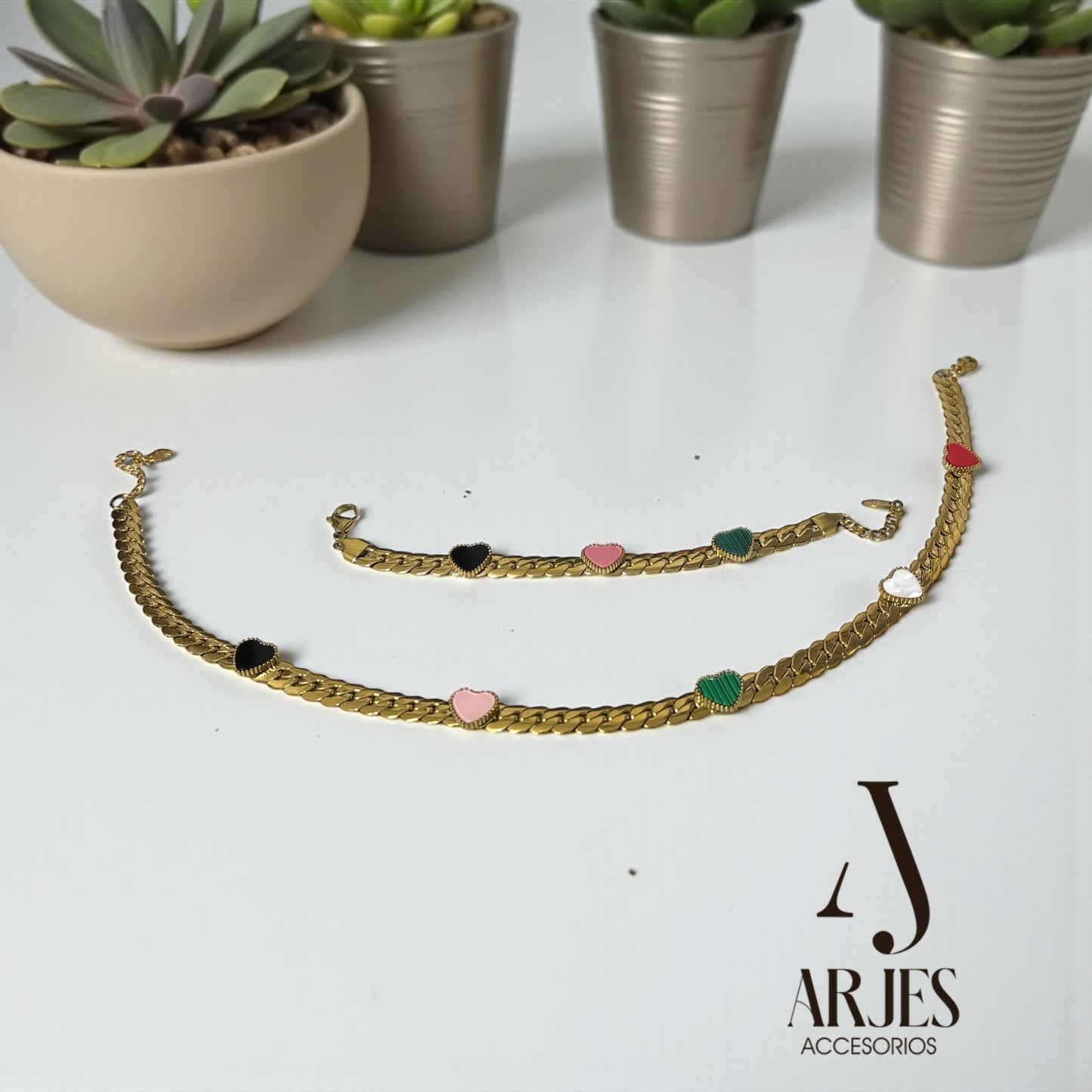 Set Corazones Milano