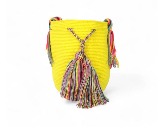 Mochila Wayuu Sol Caribe 🌞