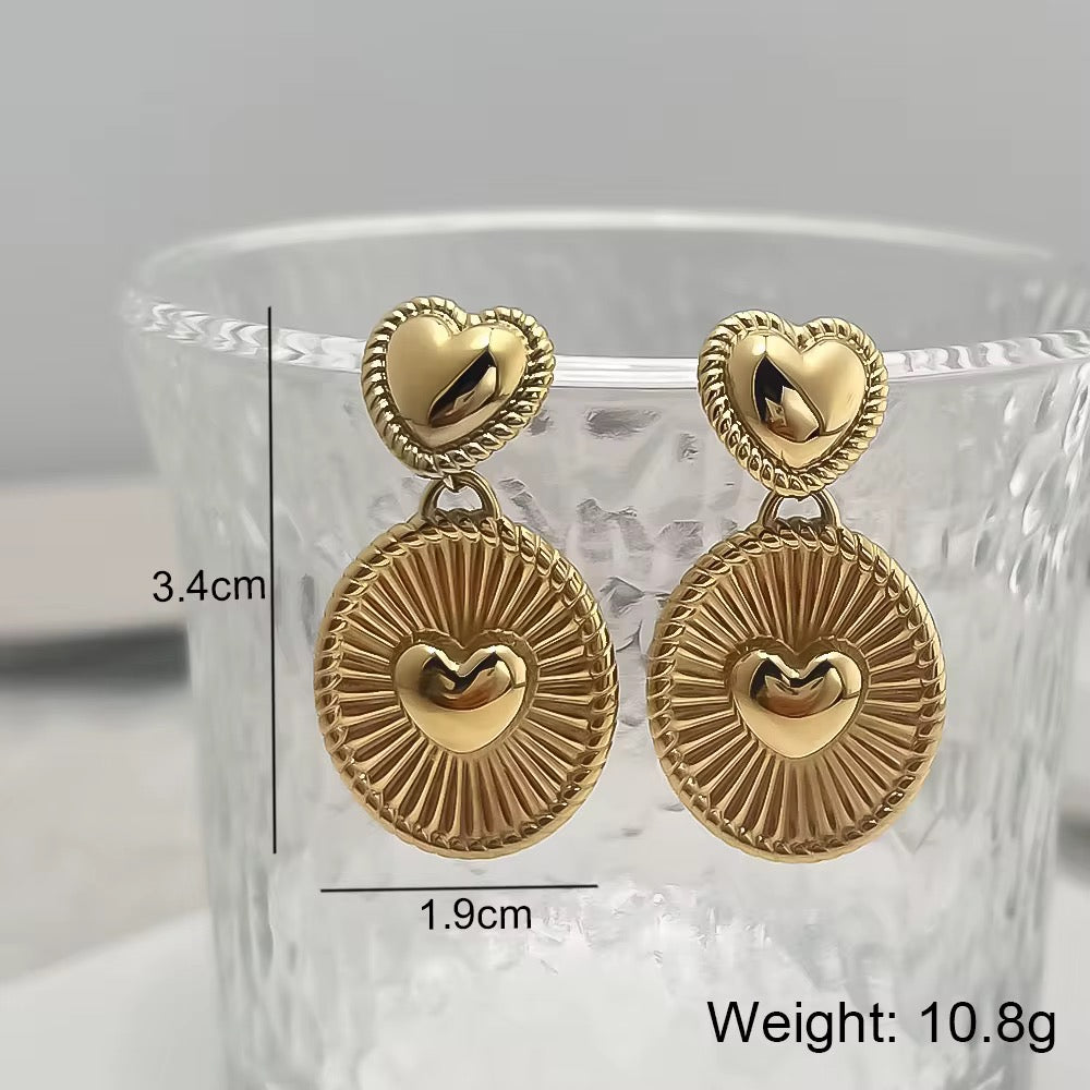 Aretes corazon