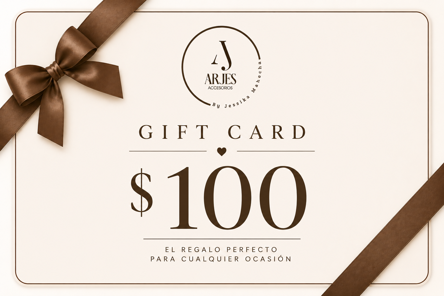 Tarjeta de regalo $100
