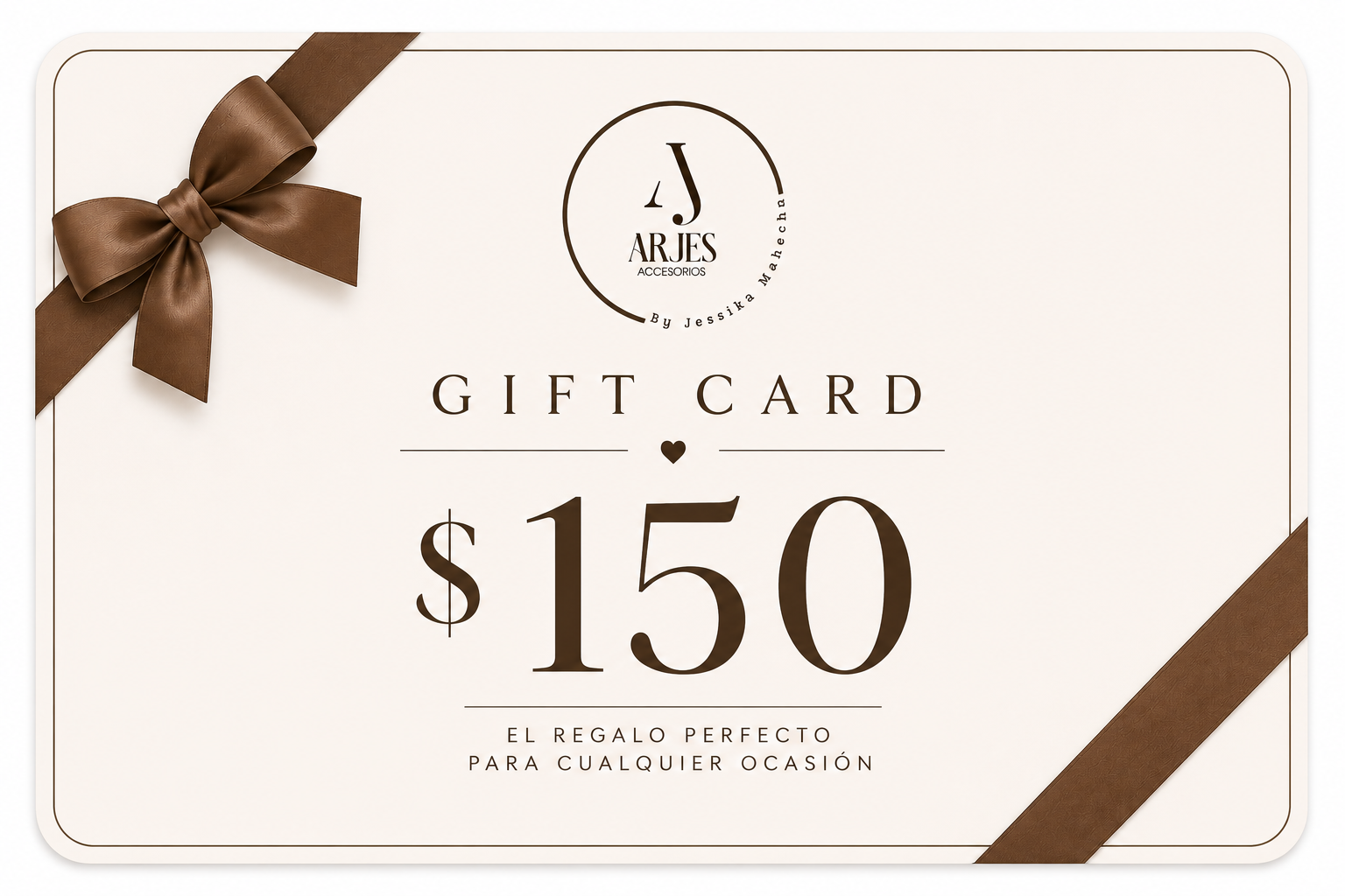 Tarjeta de regalo $150