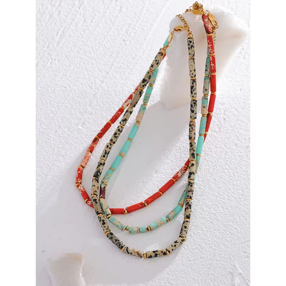 Collar Trío Caribe Boho