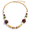 Collar Boho Tierra Oliva
