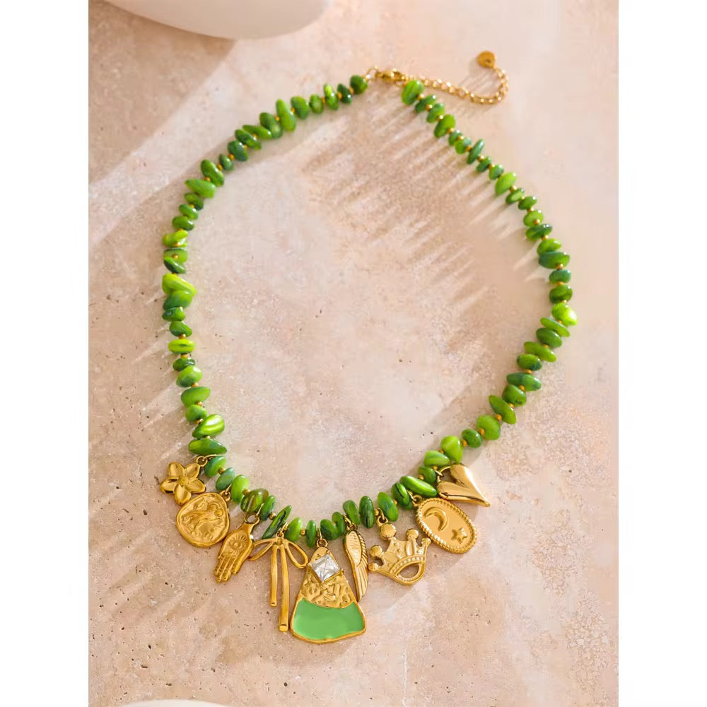 Collar Verde Fortuna Celestial ✨💚