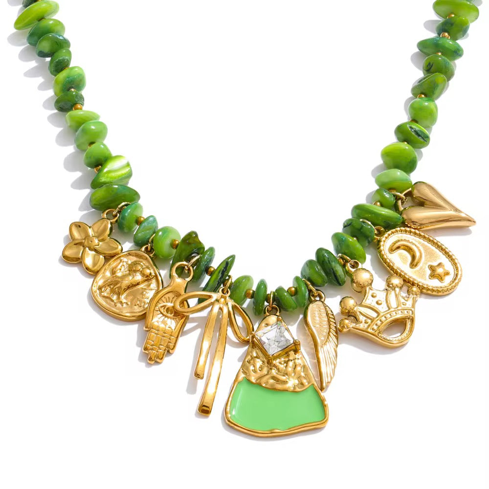 Collar Verde Fortuna Celestial ✨💚