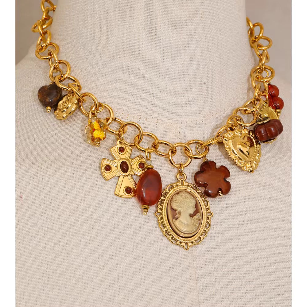 Collar Vintage Amore Doré ✨❤️
