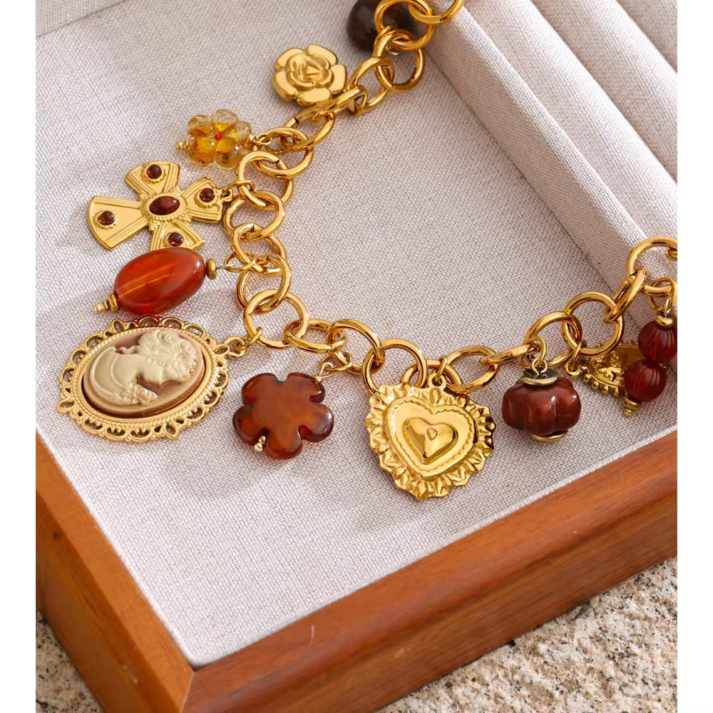 Collar Vintage Amore Doré ✨❤️