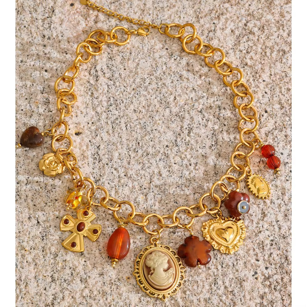 Collar Vintage Amore Doré ✨❤️