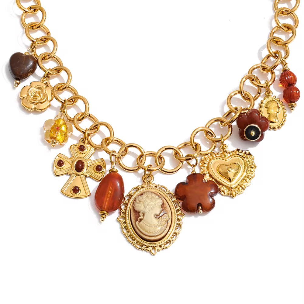 Collar Vintage Amore Doré ✨❤️