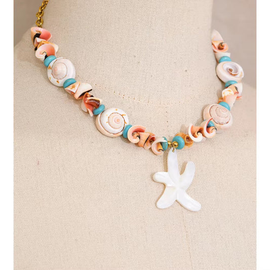 Collar Estrella Coral Marina ✨🌊