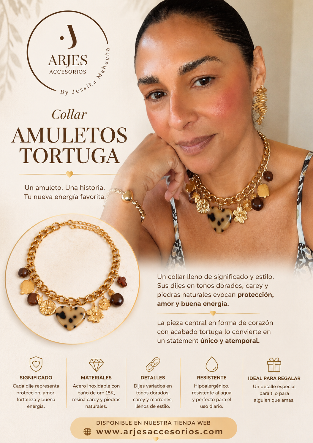 COLLAR AMULETOS TORTUGA