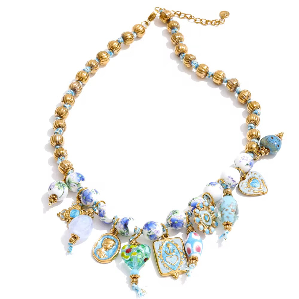Set Marena – Collar & Pulsera Edición Costa Dorada