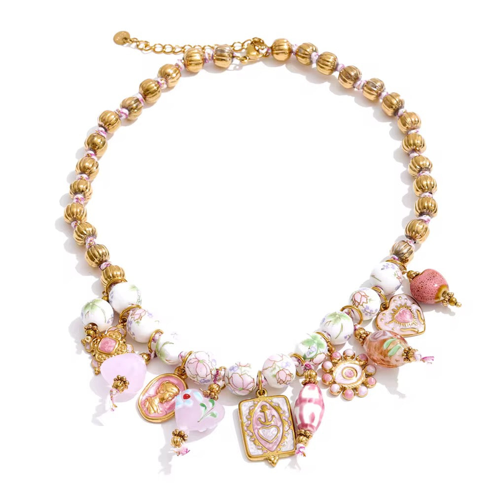Set Marena – Collar & Pulsera Edición Costa Dorada