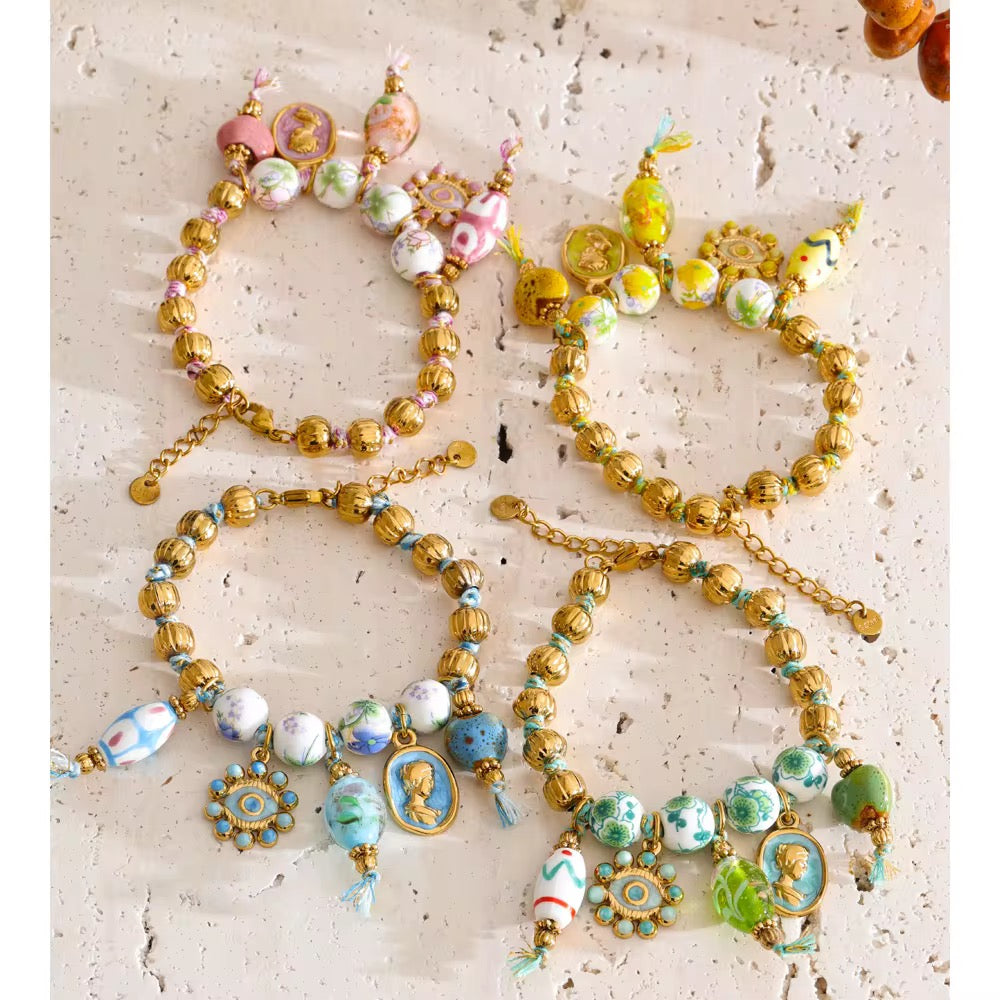 Set Marena – Collar & Pulsera Edición Costa Dorada