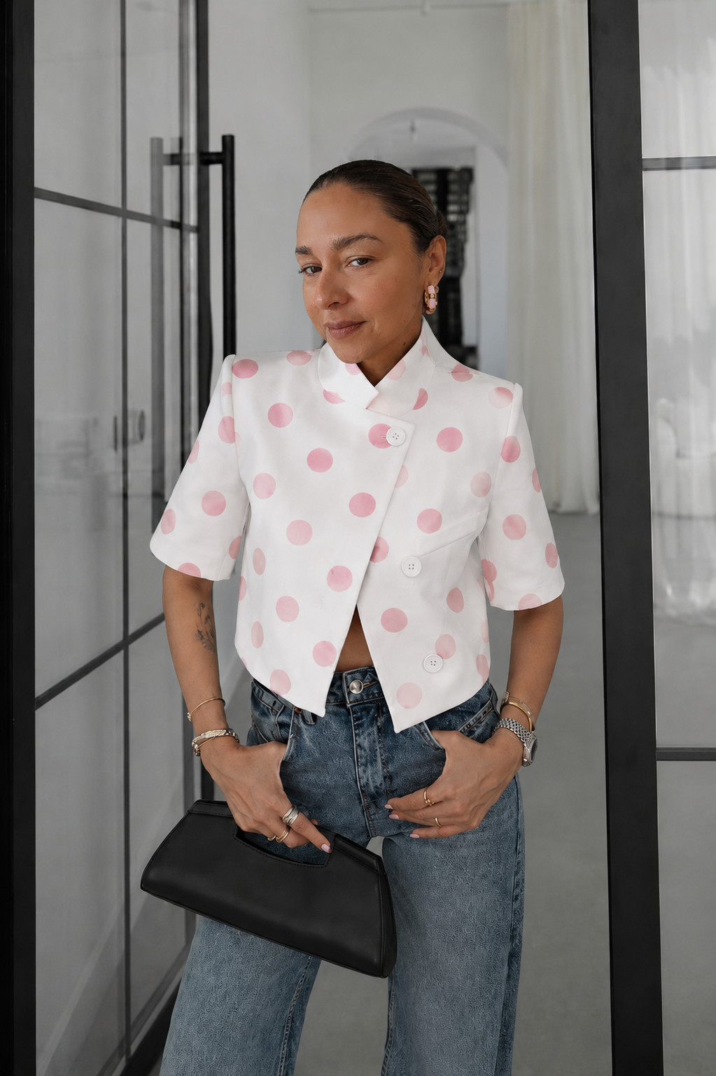 Chaquetita Luna Rosa  ✨