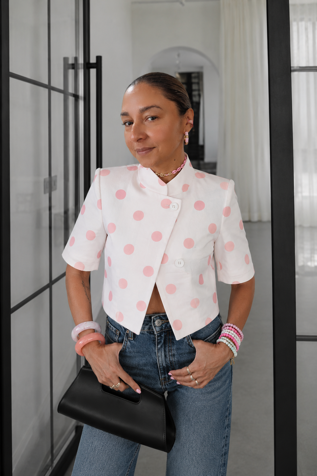 Chaquetita Luna Rosa  ✨