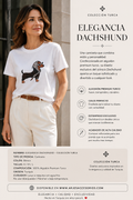 Camiseta Elegancia Dachshund – Colección Turca
