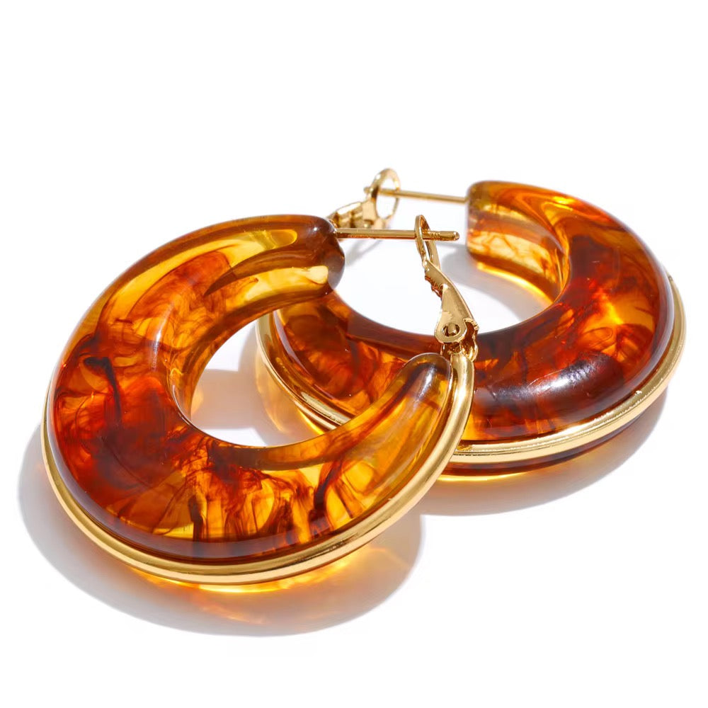 Aretes Aura Mármol