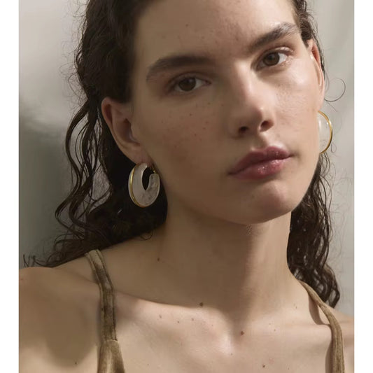 Aretes Aura Mármol