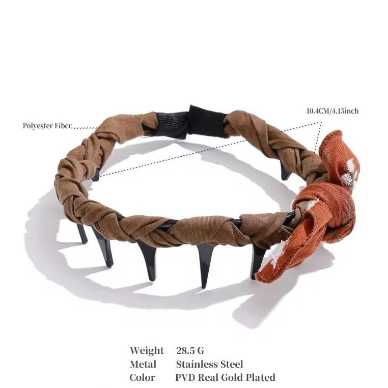 Savage Glam Collection. Spiked statement headband
