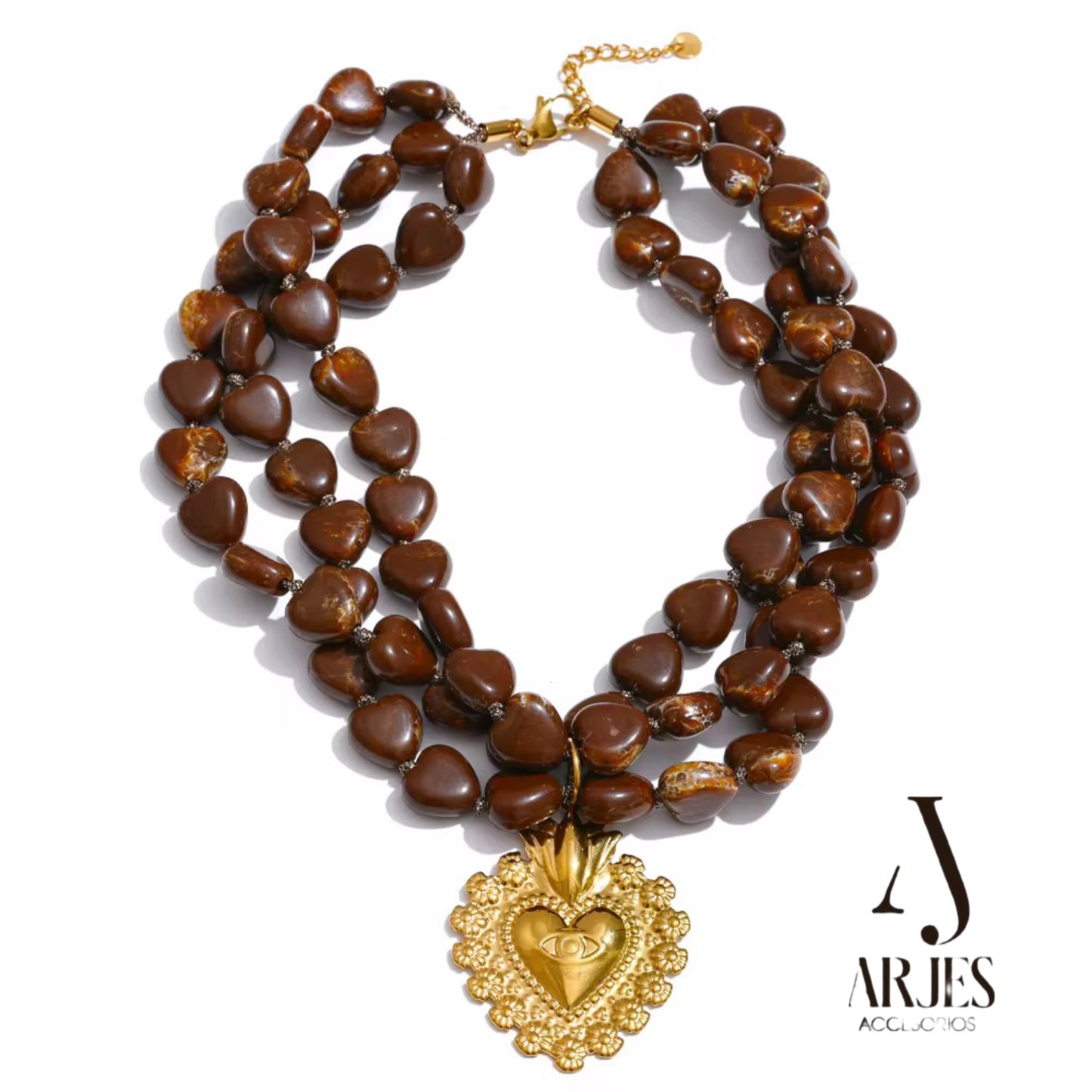 Collar Corazon de Tierra