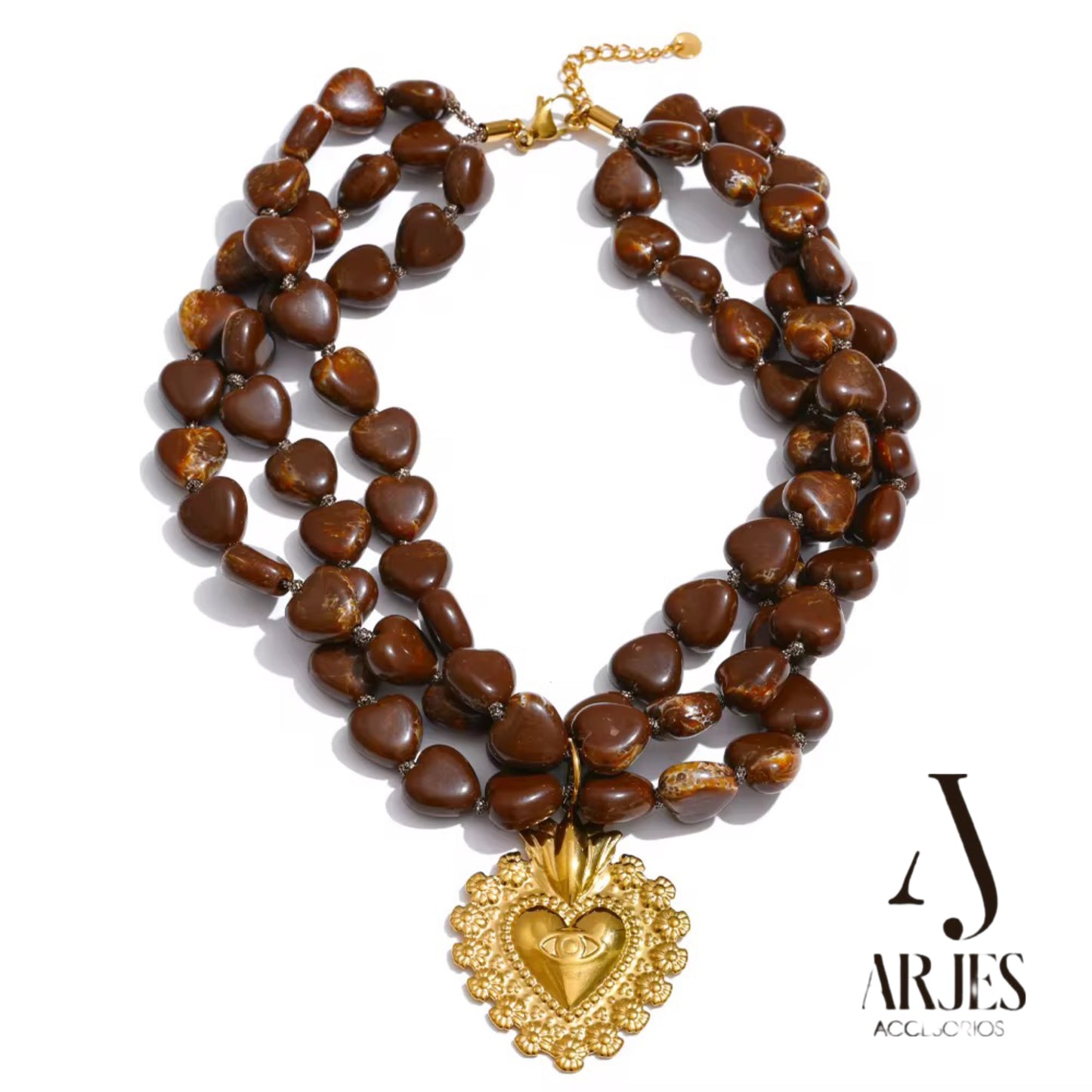 Collar Corazon de Tierra