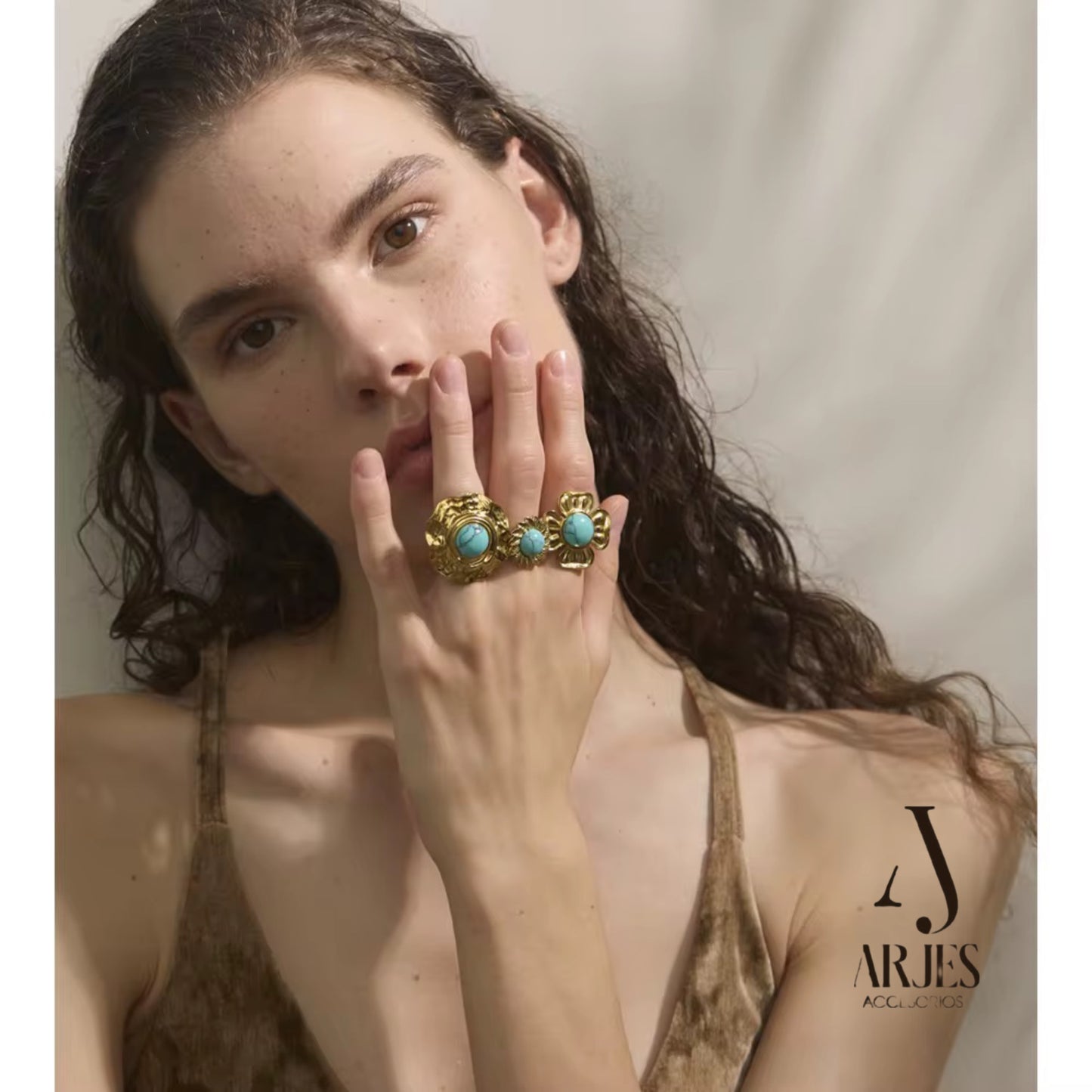 Anillos Turquesa Real