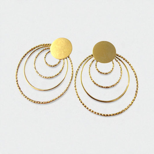 Aretes constelación de círculos