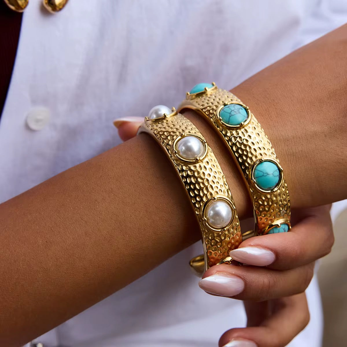 Brazalete vintage Turquesa
