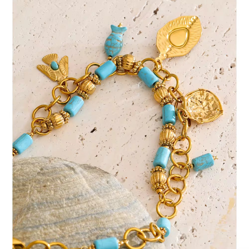 Collar Amuleto Turquesa