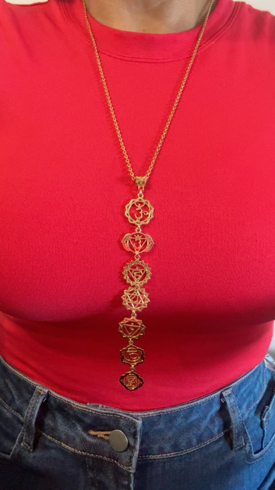 Collar 7 Chakras Grande y Pequeño