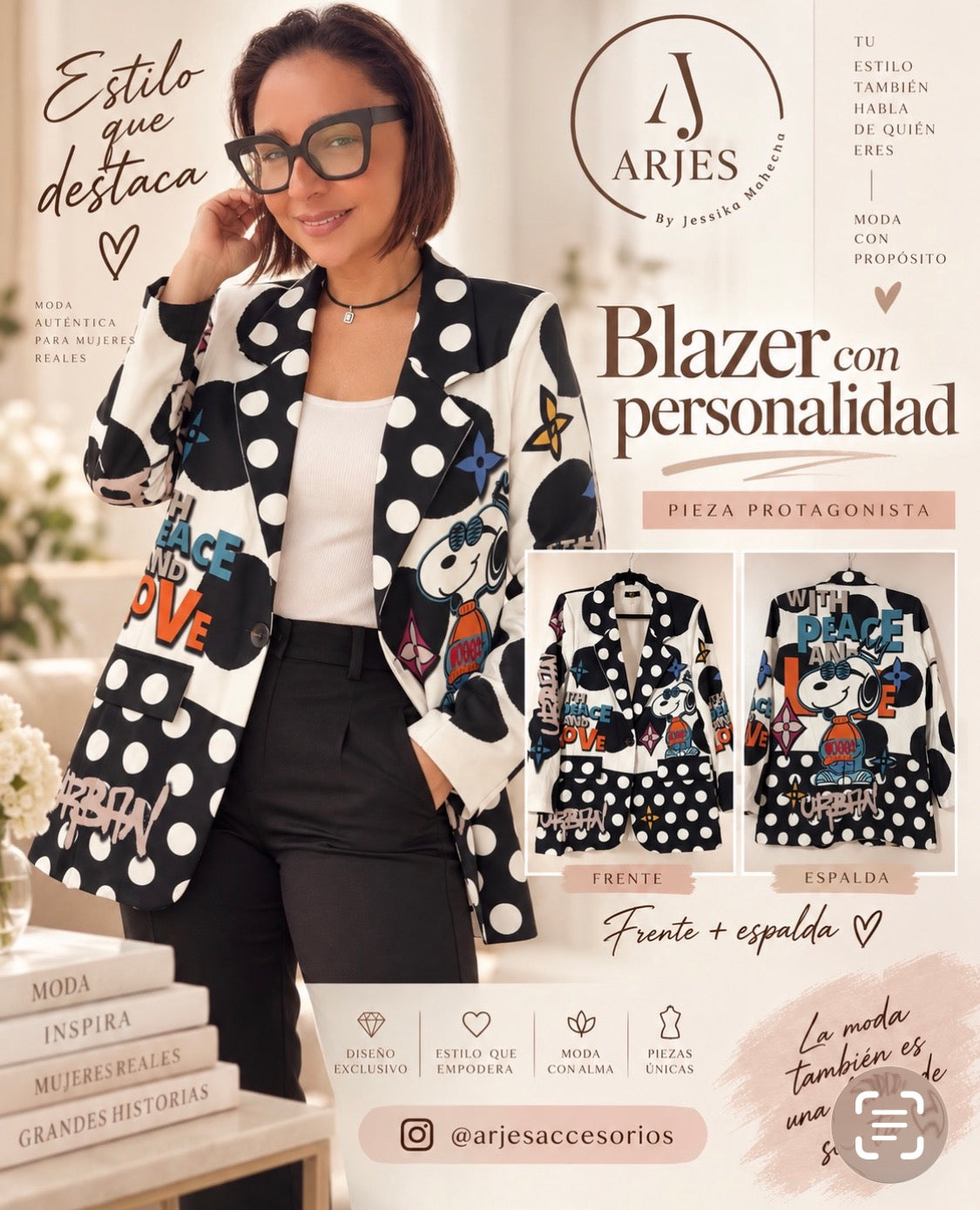 Blazer Snoopy Peace & Love – Talla única