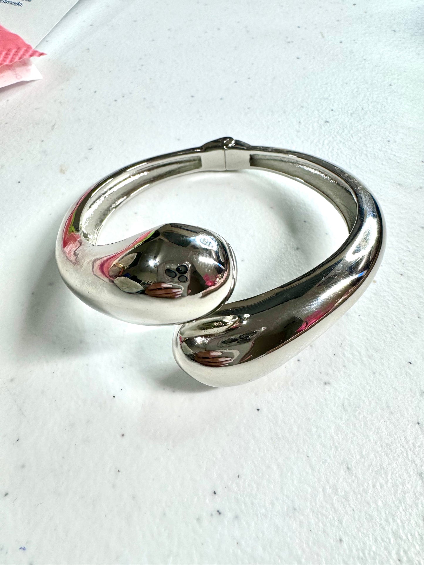 Anillo gota dorada